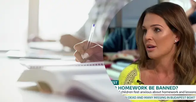 Danielle Lloyd has called for homework to be banned