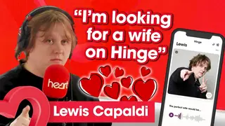 Lewis Capaldi joins Jamie Theakston and Amanda Holden on Heart Breakfast