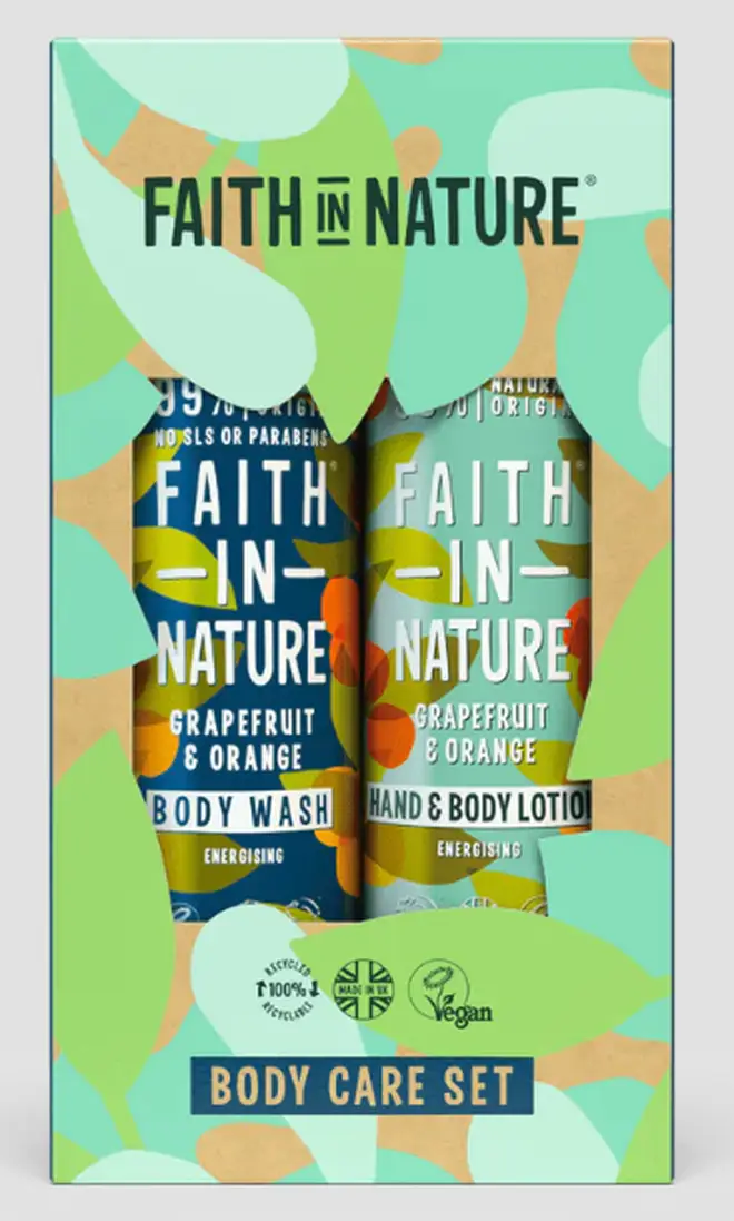 Faith in Nature body wash set