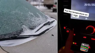 Driving experts have revealed how to defrost your car windscreen