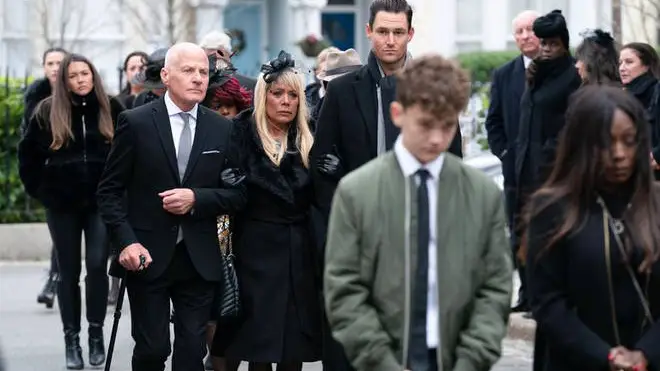 The cast of EastEnders got together to pay their respects to June Brown