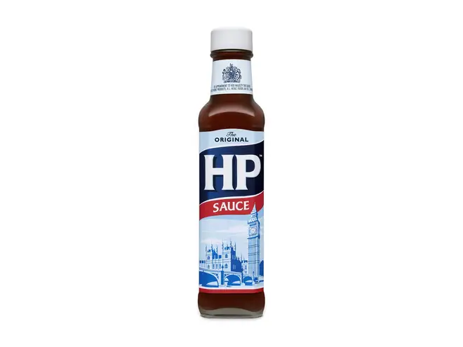 HP Sauce's label has had a redesign, reflecting the current restoration works taking place on Big Ben