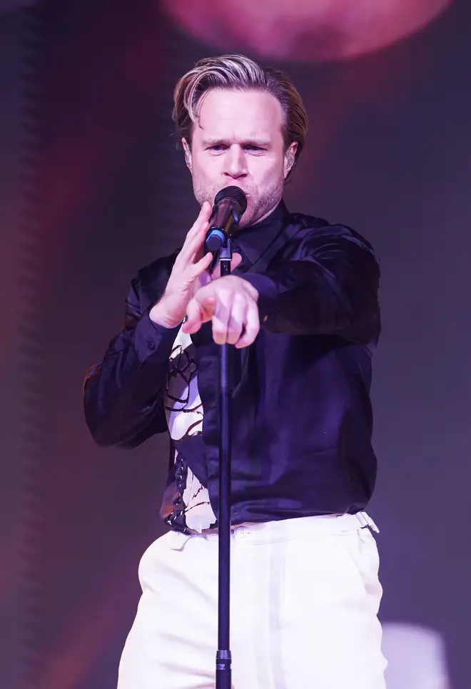 Olly Murs performing in London 2022