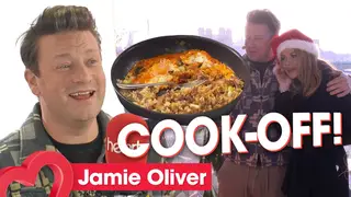 Jamie Oliver won Heart Breakfast's cook off