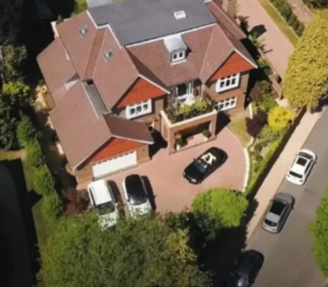 Peter Andre has a mansion in Surrey