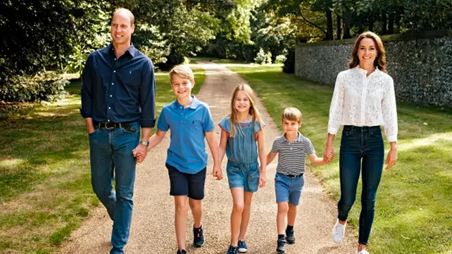 Kate and William have shared their Christmas card