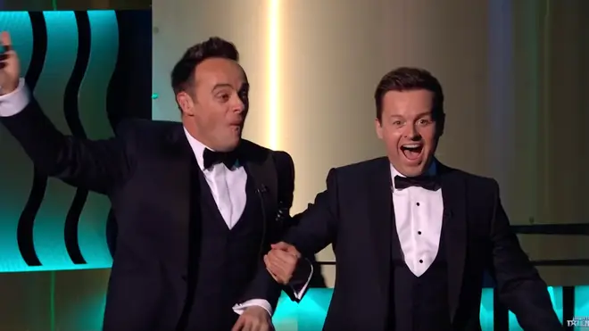 Ant and Dec were left speechless when X was revealed as their golden buzzer act from the previous year