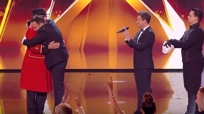 Ant gave Colin a huge hug after announcing him as the winner