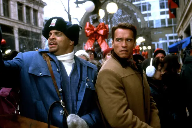 Laugh along to Arnold Schwarzenegger's festive hit Jingle All The Way at 2.35pm on Film4.