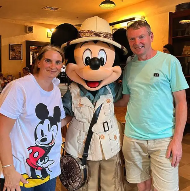 Sue Radford recently went to Disney with her family