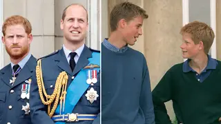 What is Prince Harry's real name and why does William call him Harold?