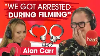 Amanda Holden was arrested during filming for her new show