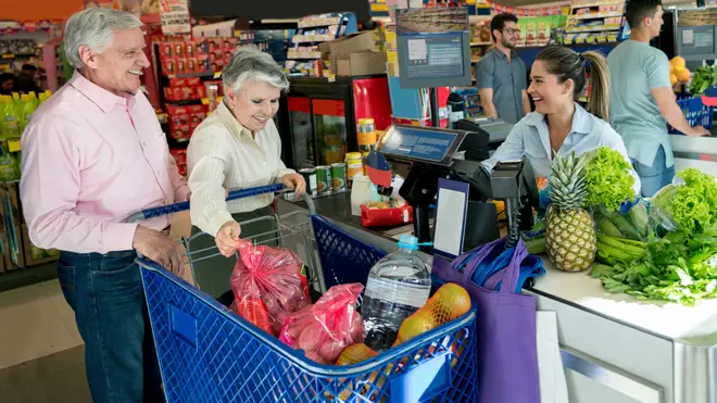 The supermarket chain (not pictured) has introduced 'chatty checkouts' to help end loneliness