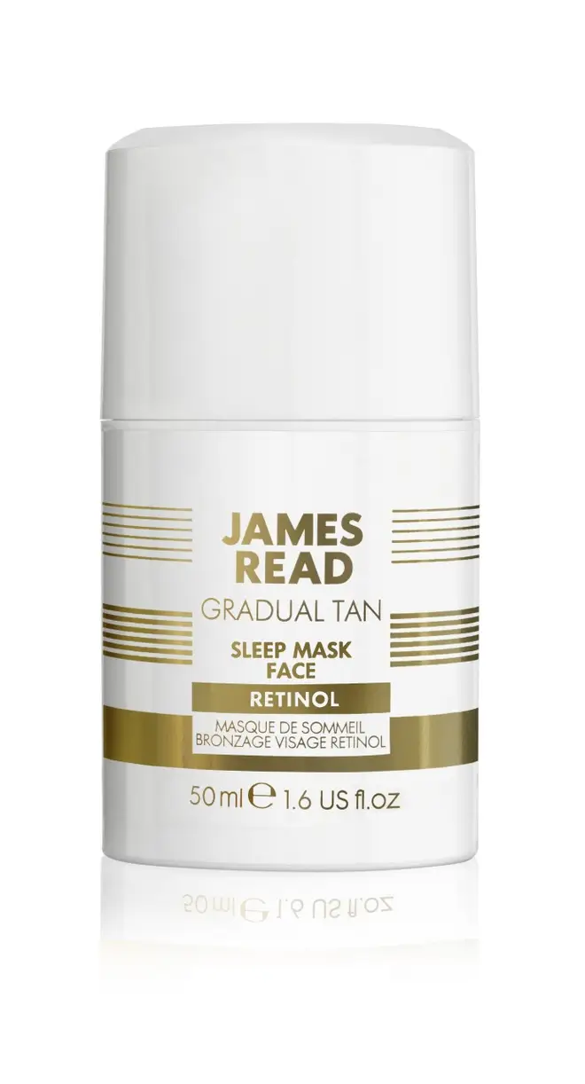 James Read's tanning face mask can be incorporated into a nighttime skincare routine