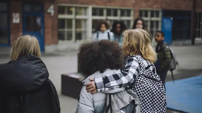 Pupils aren't allowed to hug at a school in Essex