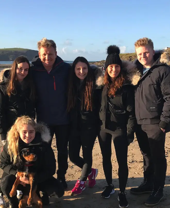 Gordon Ramsay shares five children with his wife Tana