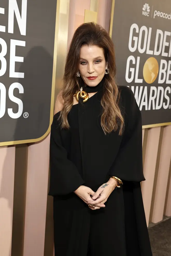 Lisa Marie Presley walks the red carpet at the Golden Globes, days before her unexpected death