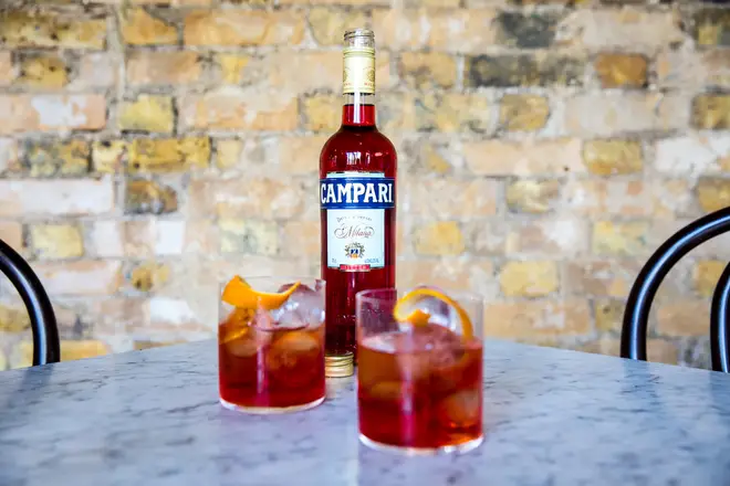 Campari is one of the three main ingredients in a Negroni