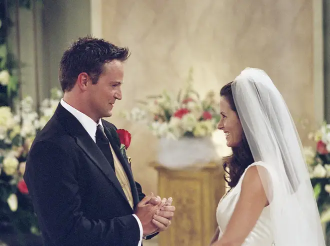 Fans spotted a huge error during Monica and Chandler's wedding