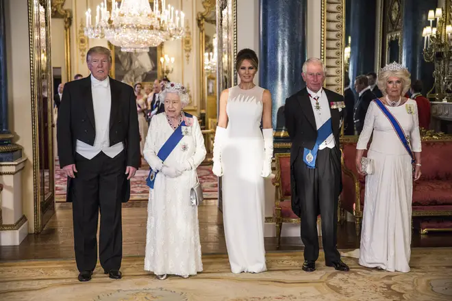 Donald Trump was the guest of honour at the state dinner