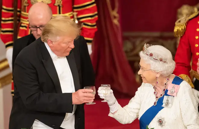 The Queen was very sincere as she welcomed Donald Trump to the UK