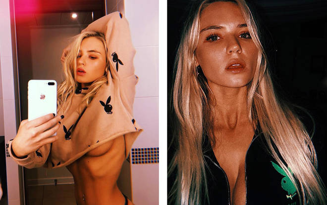 Model Lucie has shared her previous weight loss on Instagram