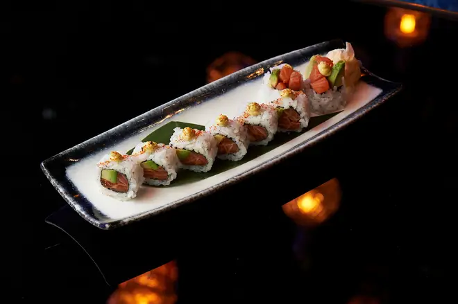 OPIUM London has an incredible range of sushi