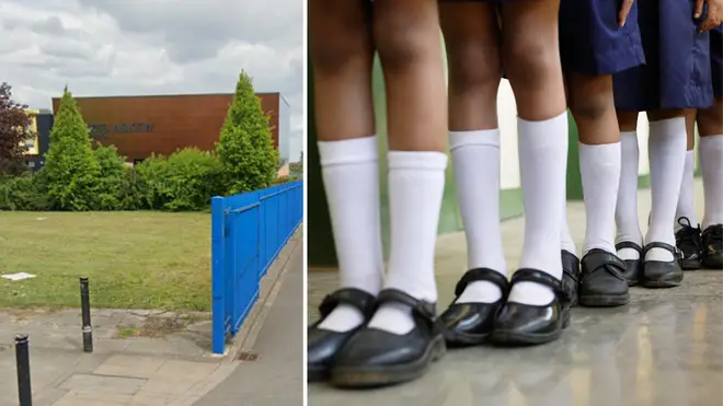 Children at a school in Hull were reportedly sent outside in the cold as a punishment for chatting