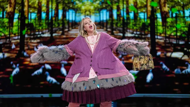 Katherine Ryan was revealed as Pigeon on The Masked Singer