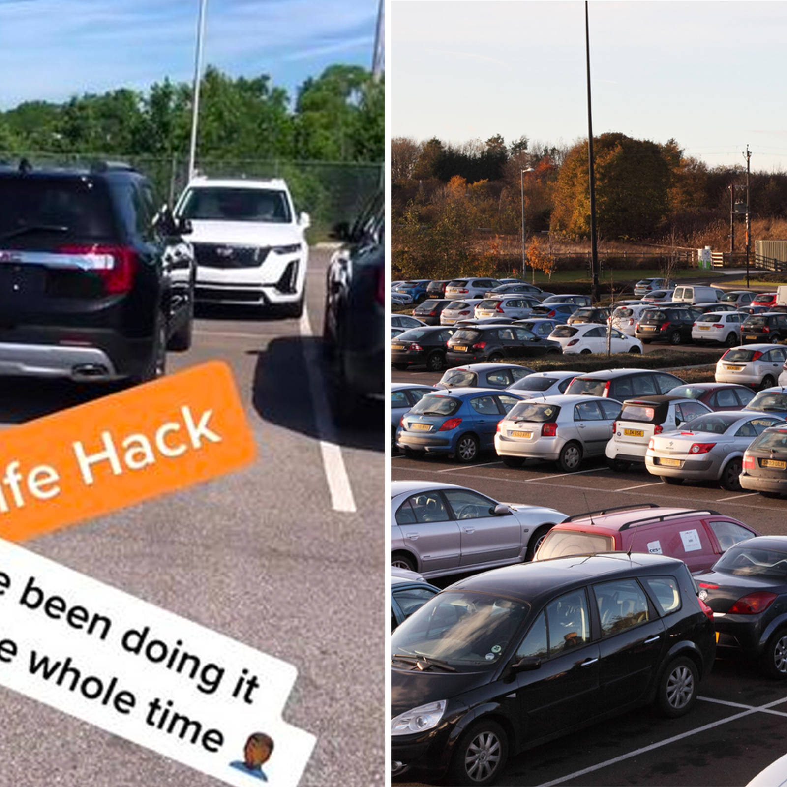 Man reveals why we should all be parking our cars on the white line - Heart