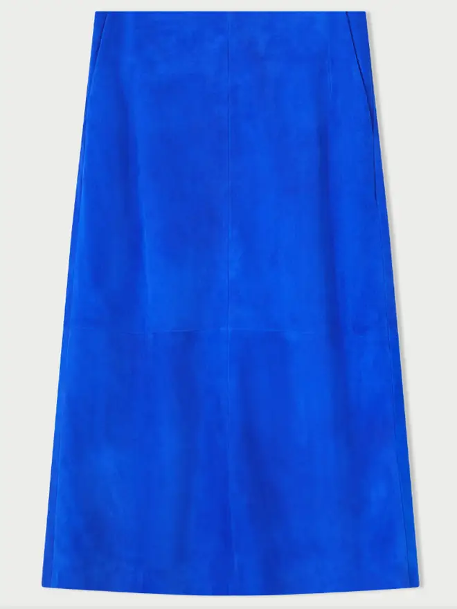 Holly Willoughby's blue skirt from Jigsaw