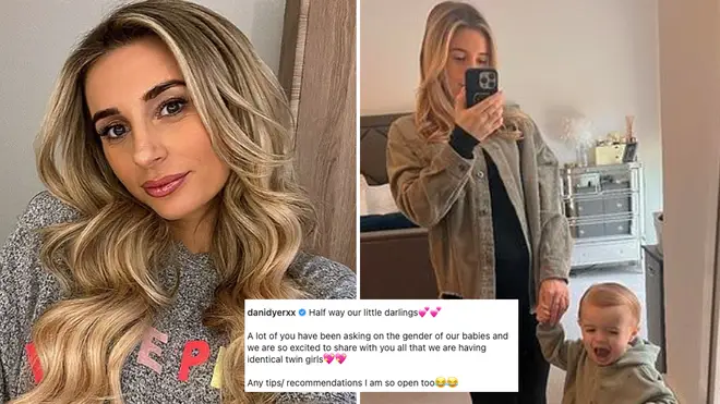 Dani Dyer has revealed she is having two girls