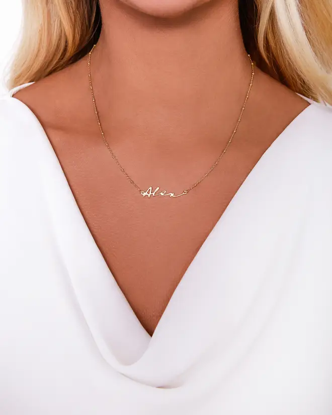 Signature Name Necklace by Abbott Lyon