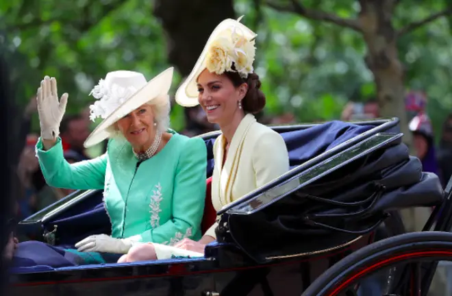 Duchess of Cambridge and Camilla