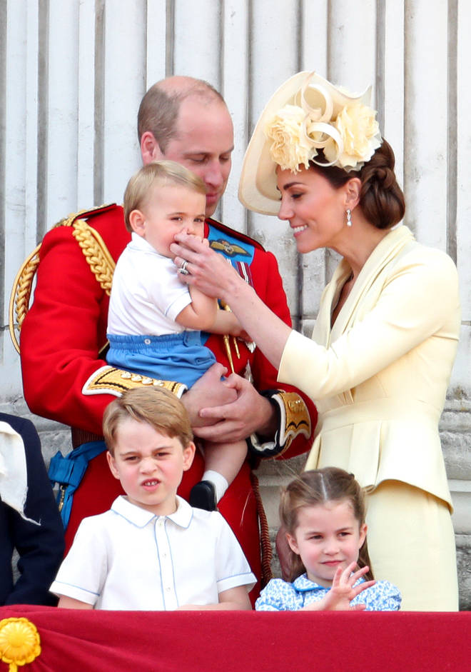 Prince Louis melts hearts as he waves and grins from royal balcony at Trooping the Colour - Heart