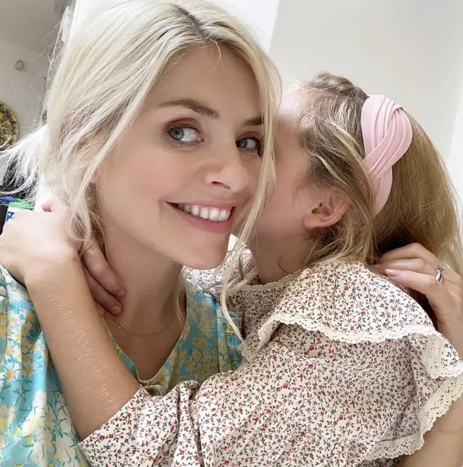 Holly Willoughby with her 11-year-old daughter Belle