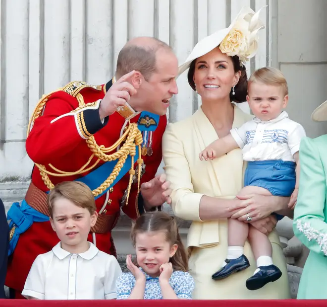 Prince Louis and family at Trooping the Colour 2019.