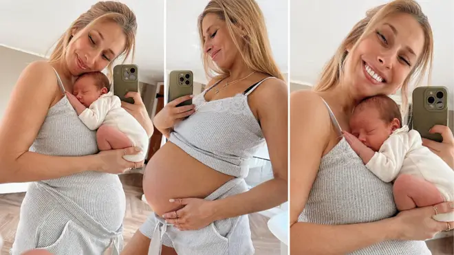 Stacey Solomon says she 'loves' that she still has her baby bump