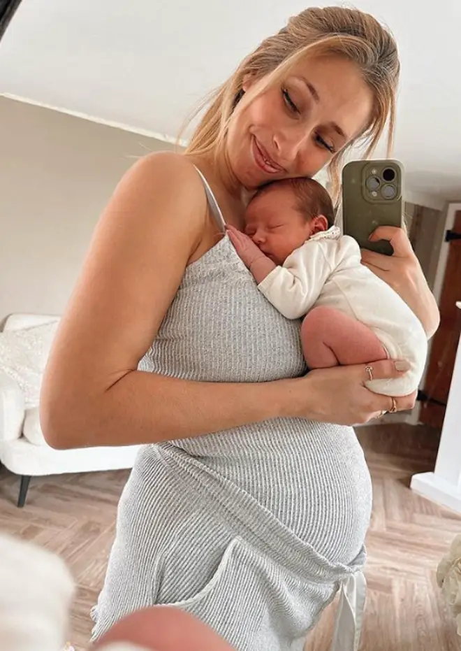 Stacey Solomon shared a sweet moment with her daughter Belle