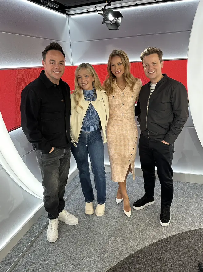 Connie Talbot was reunited with Ant and Dec