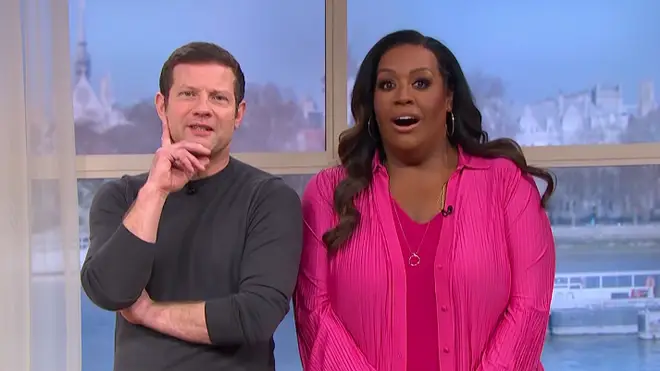 Alison Hammond tells Dermot O'Leary that she is not engaged, calling the reports 'fake news'