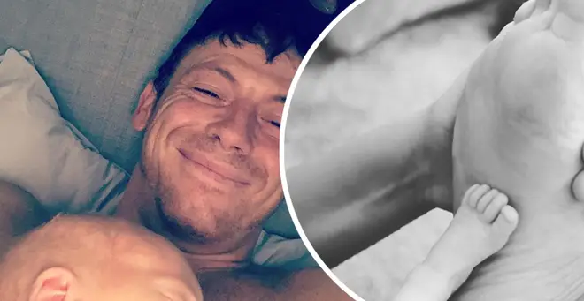 Joe Swash has shared another adorable photo of newborn baby Rex to Instagram
