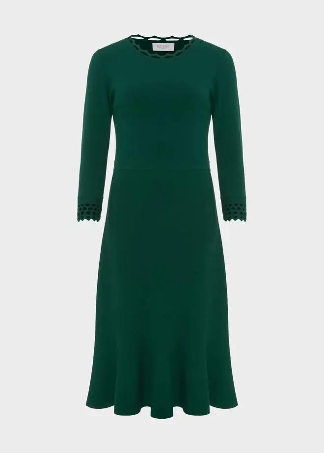 Holly Willoughby is wearing a Hobbs dress