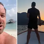 Danny Dyer went to the Maldives in December