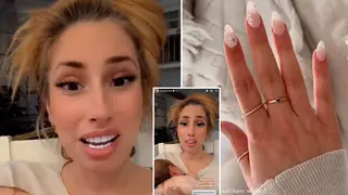Stacey Solomon has hit back at one of her followers