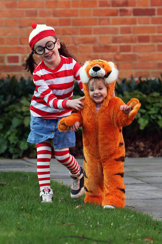 A tiger onsie is the perfect way to make your child into The Tiger Who Came For Tea