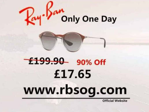 ray ban 19.99 facebook