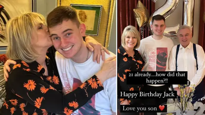 Ruth Langford and Eamonn Holmes celebrate son Jack's 21st birthday