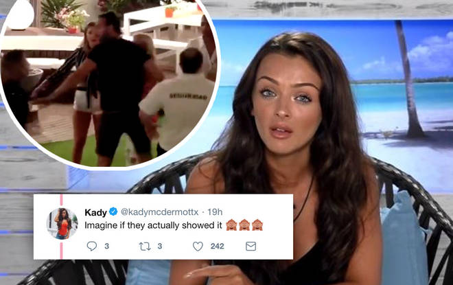 The show didn't air the scene where Kady McDermott was left with a bloody nose