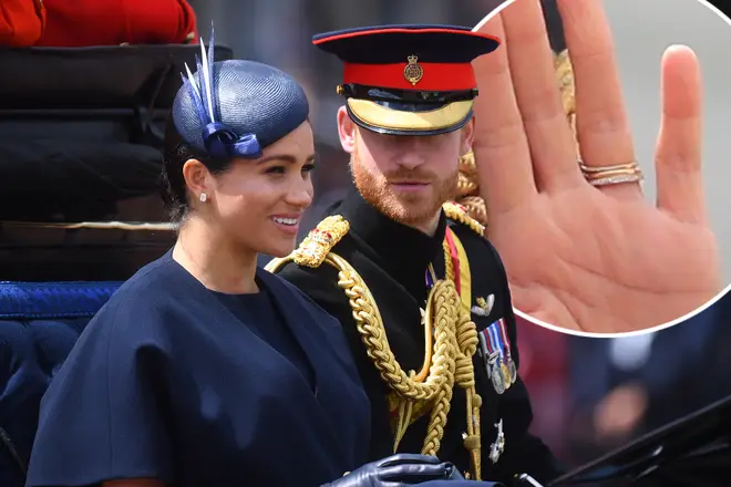 Meghan Markle's ring is rumoured to be a 'push present'